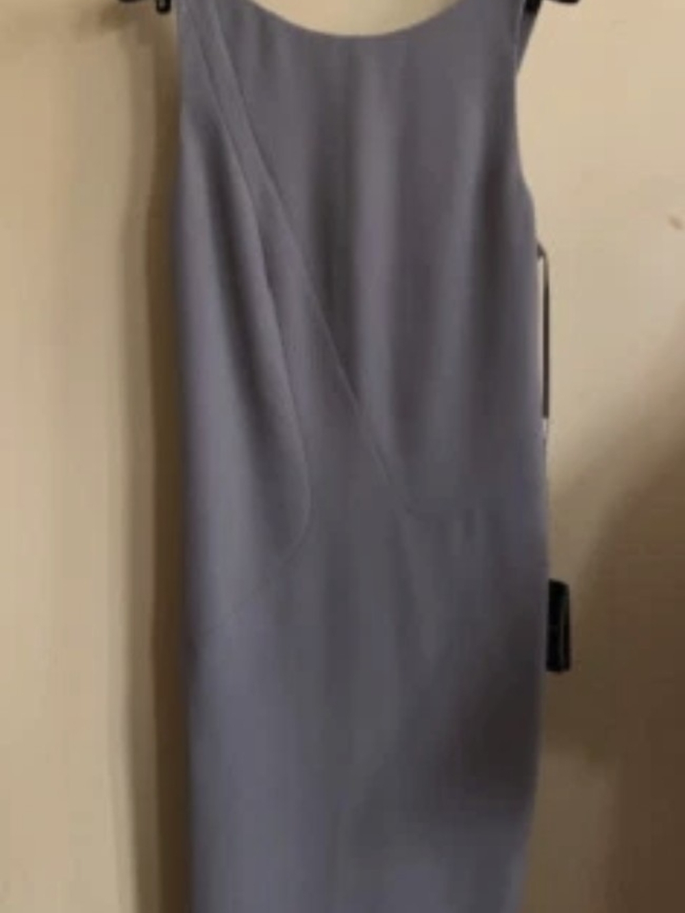 Emporio Armani Sleeveless Slate Gray Sheath Dress